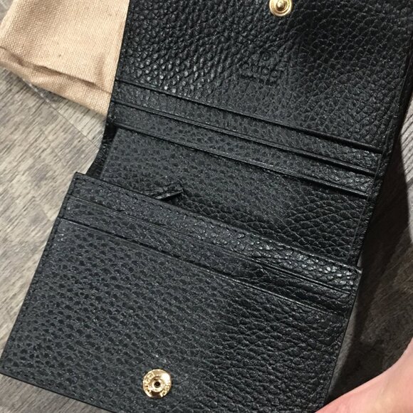 GG Marmont Bi-colour Card Case Wallet - Picture 6 of 10